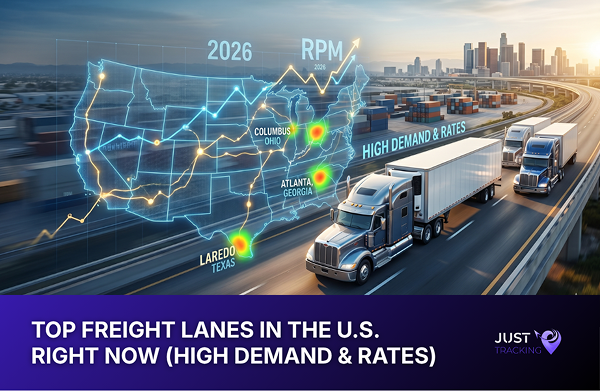 Top Freight Lanes in the U.S. Right Now (High Demand & Rates)